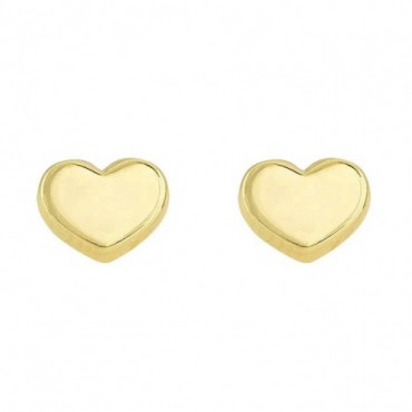 Broquel eli corazon grande 14k